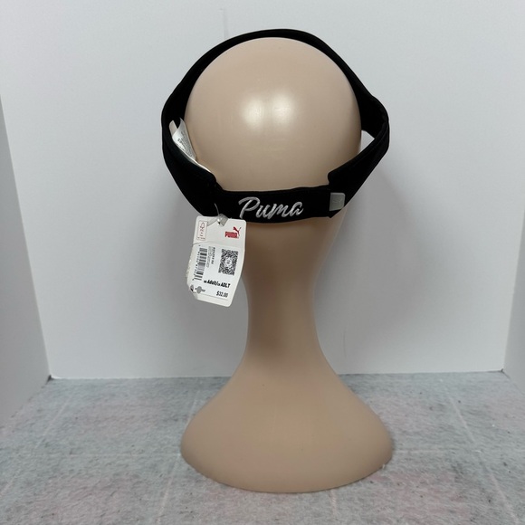 Puma Men’s “P” Adjustable Visor Black - Picture 4 of 5